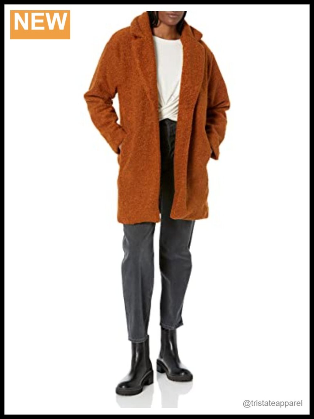 Teddy Fleece Sherpa Oversized Lapel Jacket